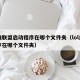 英雄联盟启动程序在哪个文件夹（lol启动程序在哪个文件夹）