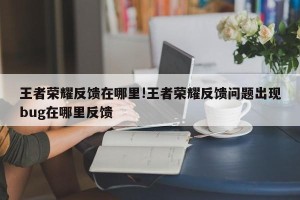 王者荣耀反馈在哪里!王者荣耀反馈问题出现bug在哪里反馈