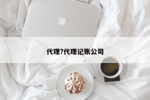 代理?代理记账公司