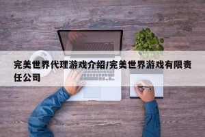 完美世界代理游戏介绍/完美世界游戏有限责任公司