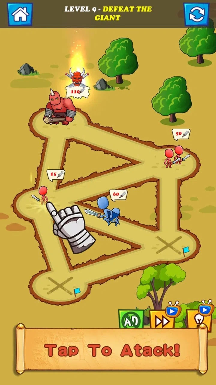 火柴人英雄攻防战游戏下载安装截图3