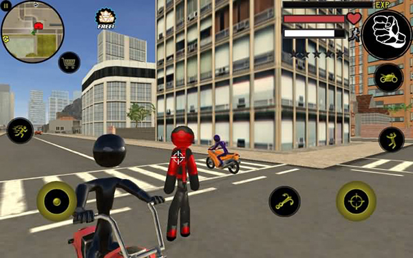 火柴人绳索英雄国际版(Stickman Rope Hero)截图1