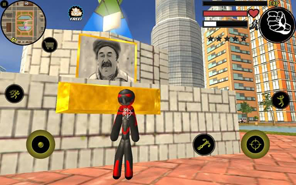 火柴人绳索英雄国际版(Stickman Rope Hero)截图3