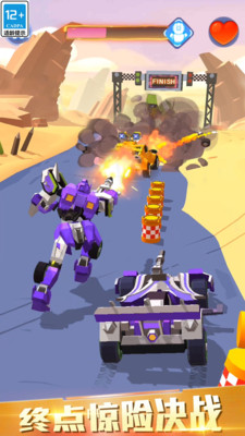 汽车人变形热血赛车截图5