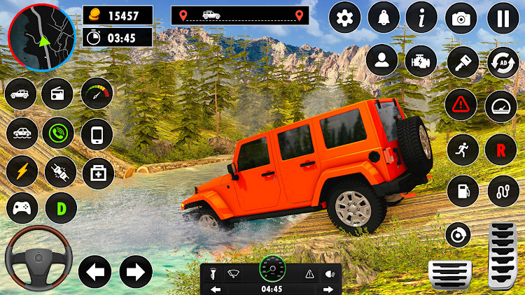 吉普驾驶模拟越野Jeep driving sim offroad games游戏截图1