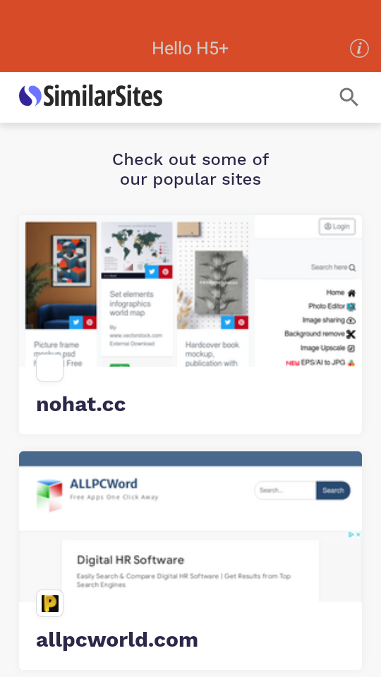 SimilarSites浏览器截图2