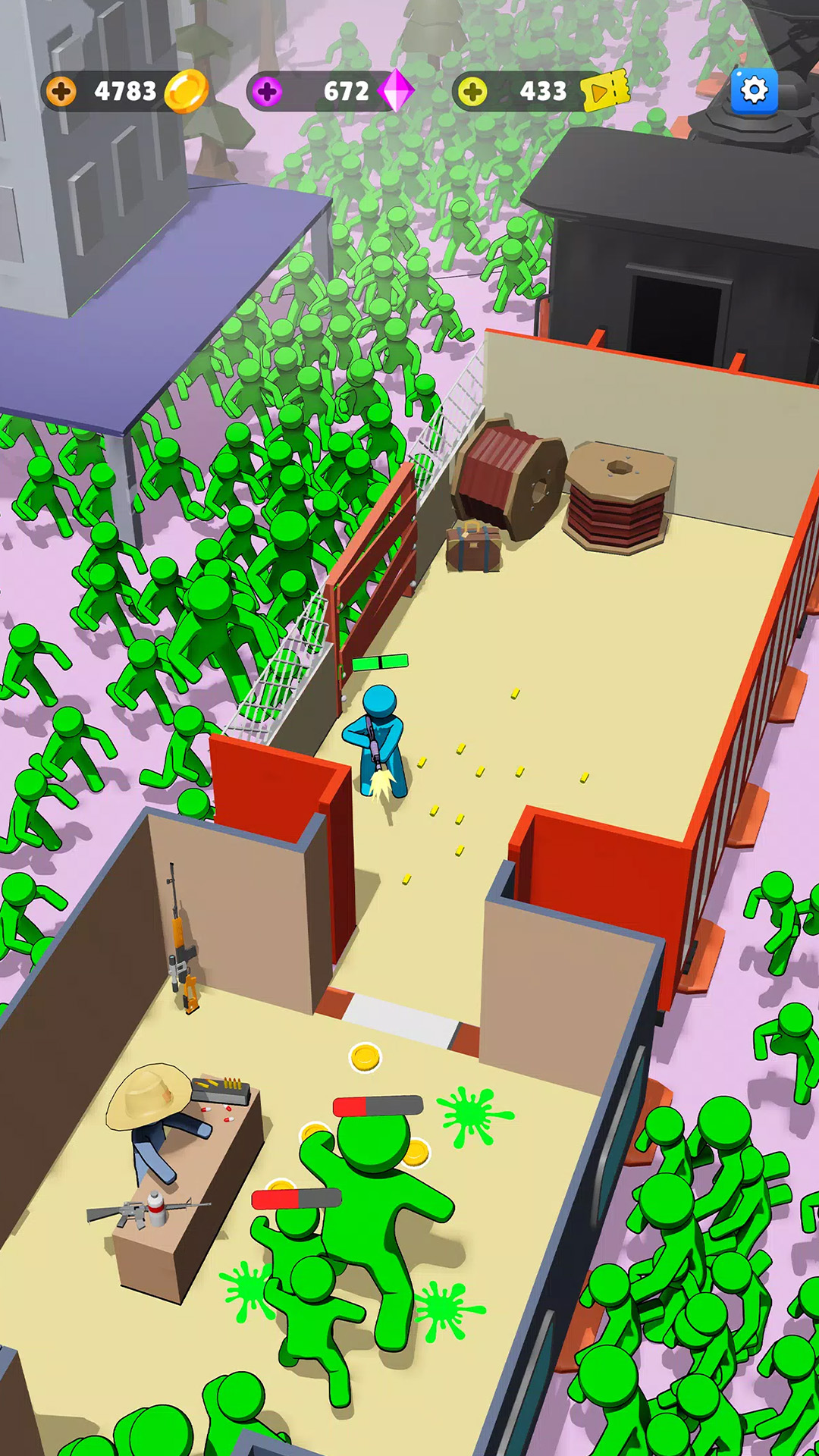 列车防御生存游戏截图1