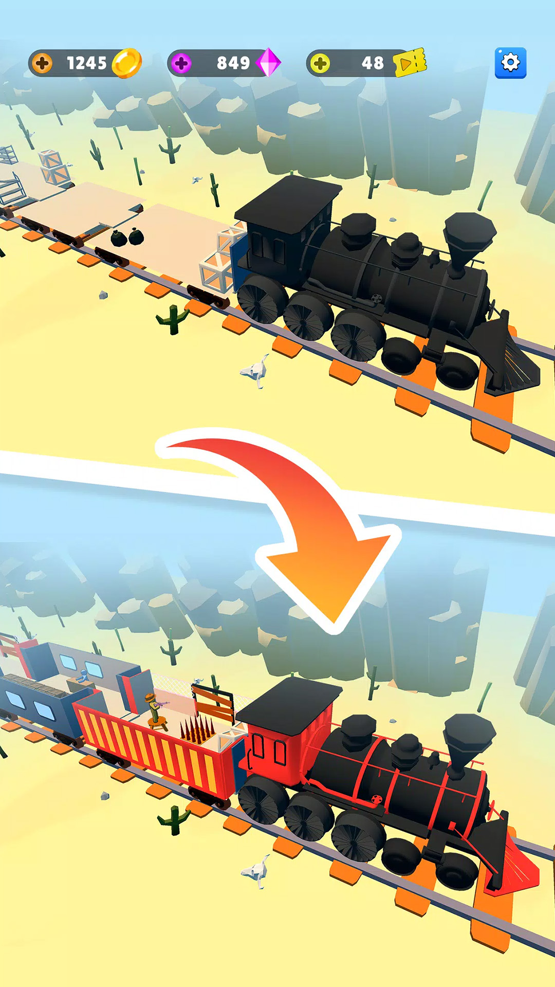 列车防御生存游戏截图3