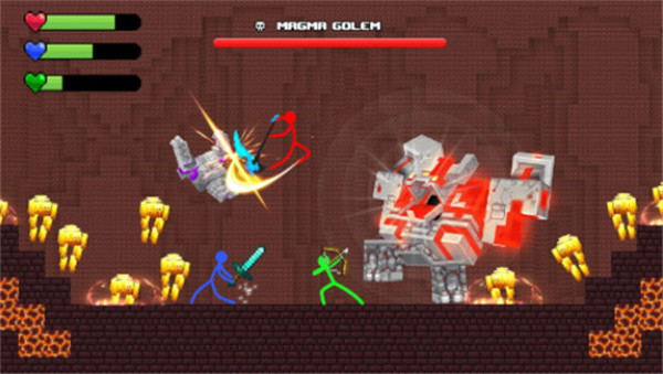 火柴人格斗工艺冒险Stick Craftman下载截图3