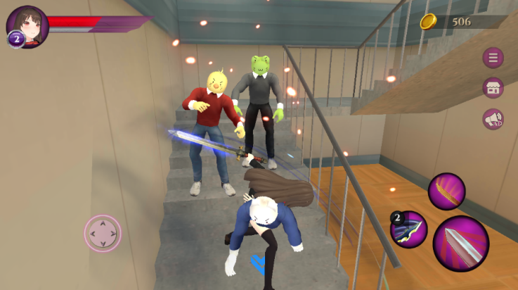 动漫学校模拟器游戏截图1