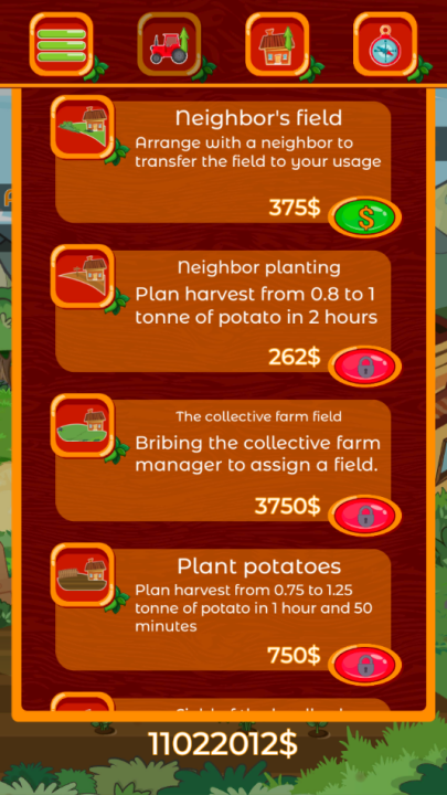 土豆大亨游戏(Farm Tycoon)截图2