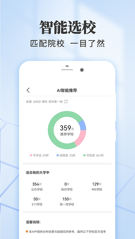 高考志愿填报推荐app截图4