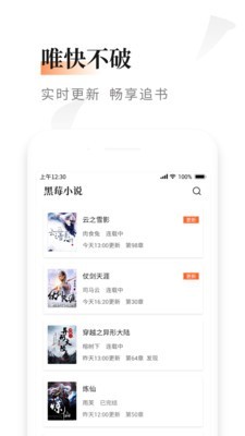 黑莓小说app手机版截图2