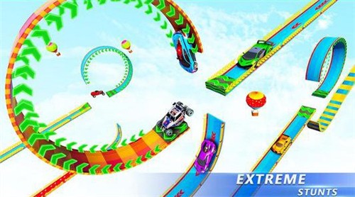 坡道汽车特技汽车3D截图3