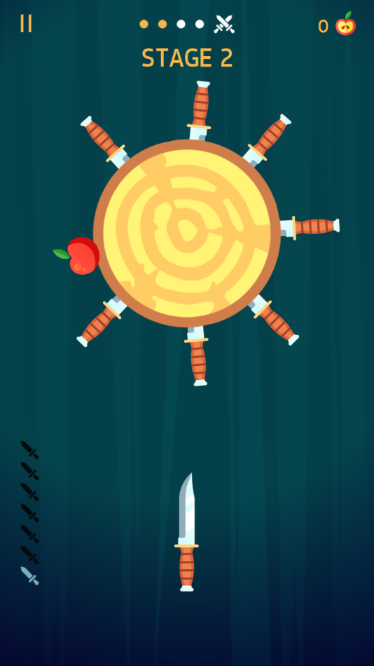 飞刀挑战小游戏下载(Knife Hit)截图2