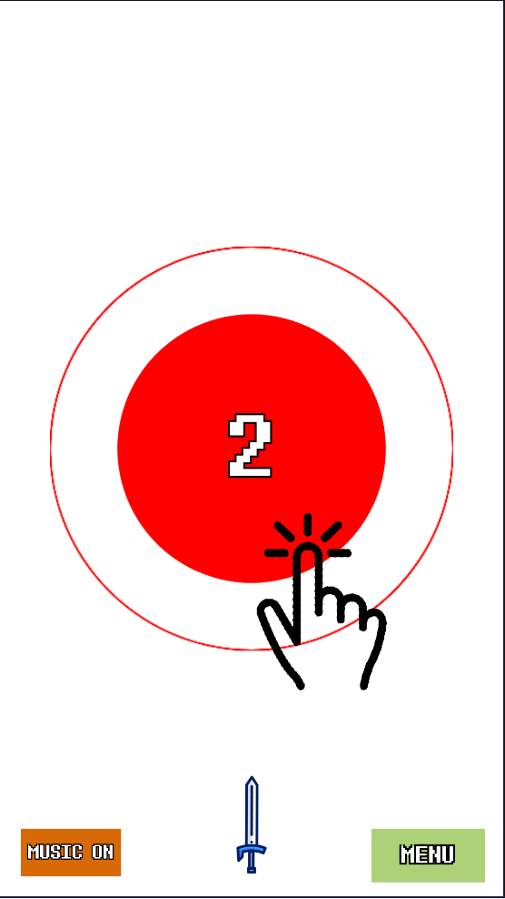 见缝插剑小游戏(Knife target)截图2