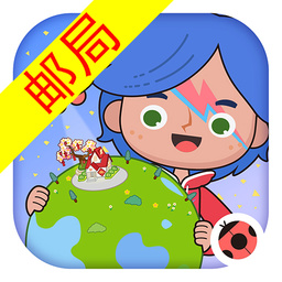 米加小镇世界邮局版图标