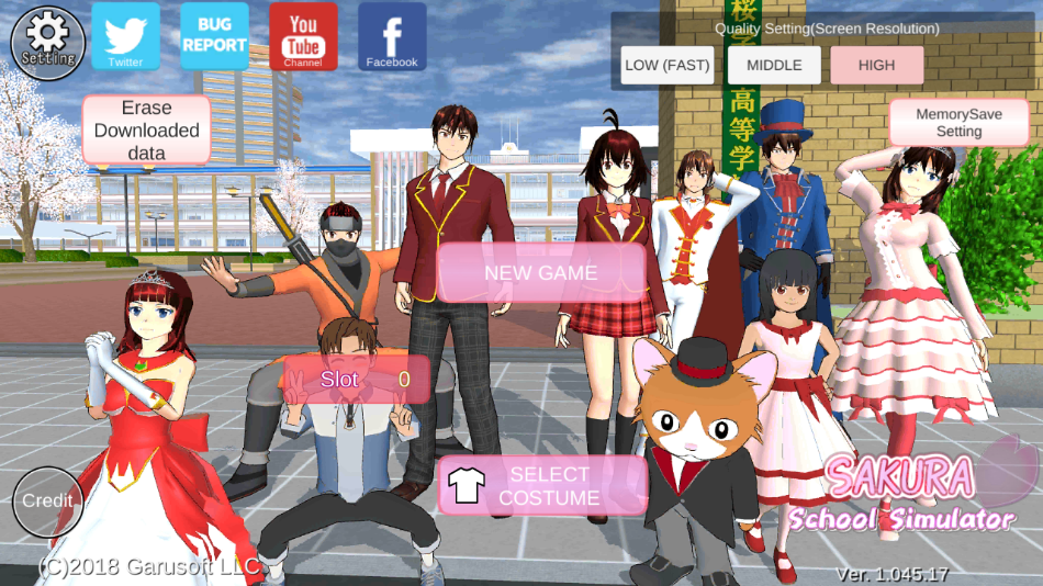 樱花校园模拟器1.045.17最新版下载(SAKURA SchoolSimulator)截图2