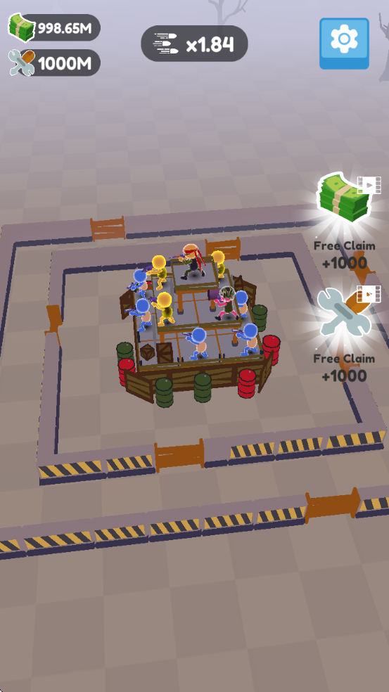 堡垒卫士游戏无限金币版(Defend City Merge Shoot Idle)截图4