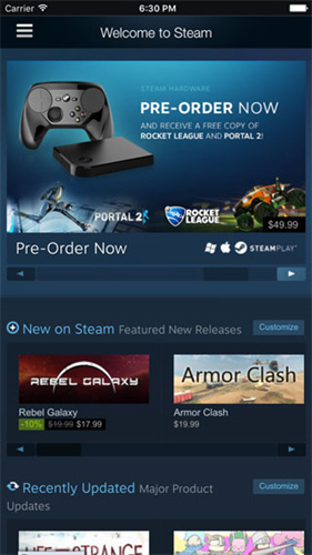 steam蒸汽平台截图1