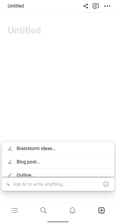 Notion AI截图2