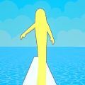 拉伸跑步3D图标