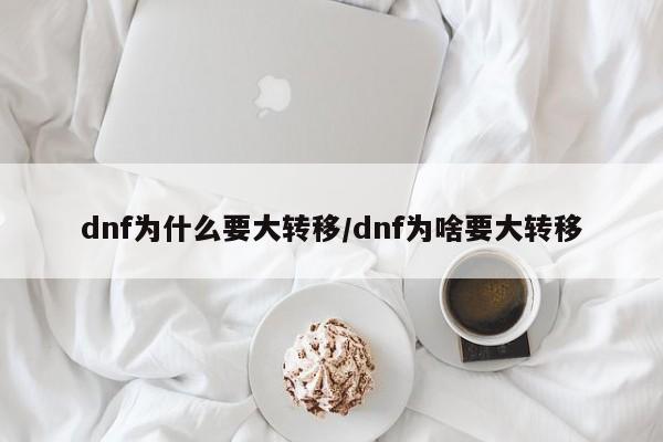 dnf为什么要大转移/dnf为啥要大转移